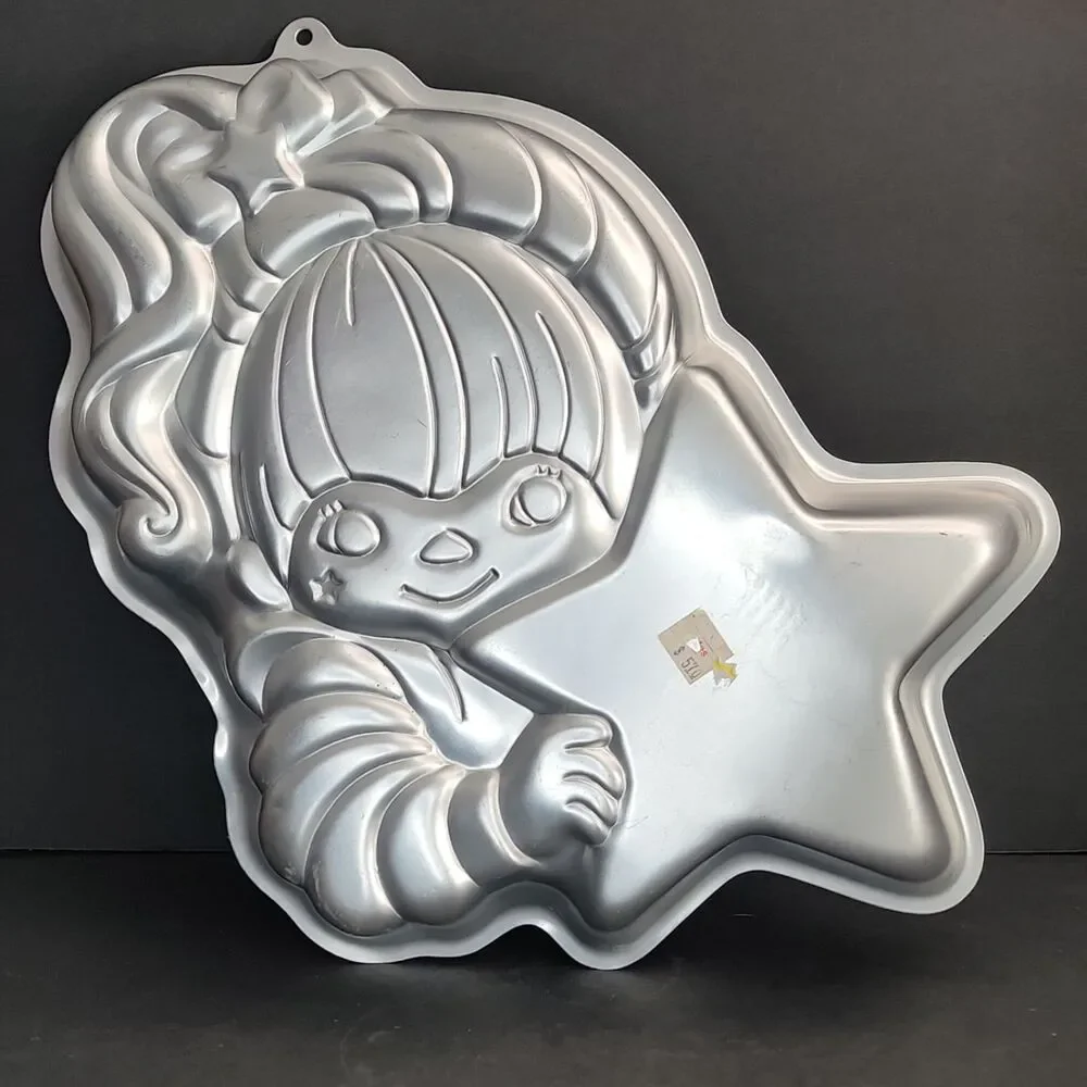 Vintage 1983 Wilton Rainbow Brite Cake Pan 2105-4798 Hallmark Aluminum
